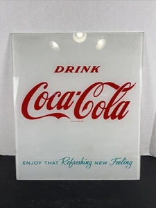 VTG coca cola machine Glass Replacement 1962 Logo 18” X 15.5” - Picture 1 of 4