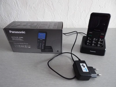 Panasonic KX-TU155 EXBN Seniorenhandy schwarz mit SOS - Bild 1 von 4