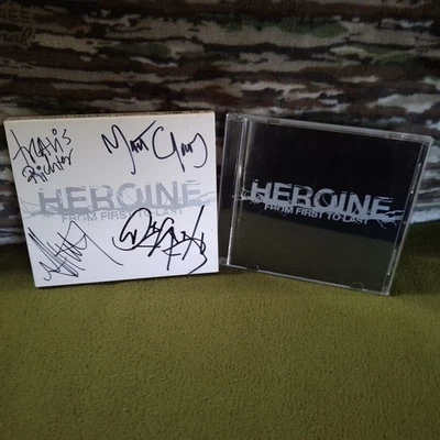 From First To Last Heroine SIGNED AUTOGRAPHED CD 2006 Post Hardcore Matt Good - Image 1 of 4