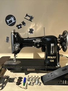 Nähmaschine PFAFF 130 näht Leder Jeans Generalüberholt Sahnetorte Top ✅ - Bild 1 von 11