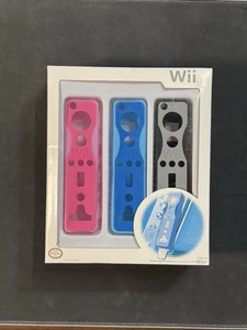 Nintendo Wii Controller Remote Glove Silicon Protector Pink - 3 Pack - Picture 1 of 9