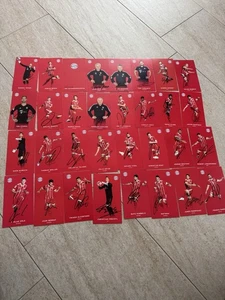 32 x Autogrammkarten Satz FC Bayern München 2017 Original Signiert Neu 17/18 - Bild 1 von 1