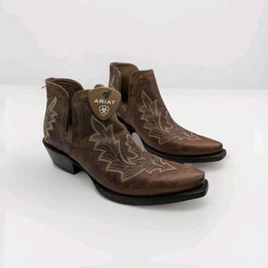 Ariat Dixon Western Stiefeletten 10044502 Leder Snip Toe Braun 6,5 B - Bild 1 von 10
