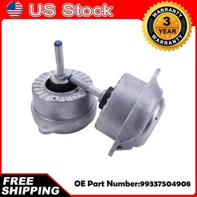 2Pcs Engine Motor Mount Compatible for Porsche 911 996 1999-2005 99337504908 NEW - Image 1 of 4