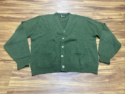 Cárdigan vintage años 60 prendas de punto de Distinction Arena 80 % lana de cordero EE. UU. TALLA L A2 Foto 1 de 4