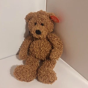 Gund "Bailey" Brown Bear Star Bow Curly Fur 41347 Plush Stuffed Animal - Picture 1 of 5
