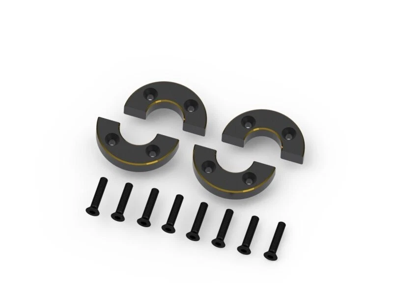 HPI Racing Steering Block Weight Set (Brass / 4pcs), for Venture18 - Image 1 of 1