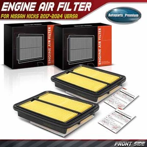 2pcs Engine Air Filter for Nissan Kicks 2017 2018-2024 Versa 2020-2024 L4 1.6L - Picture 1 of 10