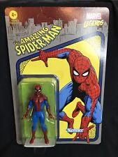 Hasbro Marvel Legends 3.75    Retro Spider-Man Action Figure Kenner Reissue