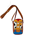 Disney Bag, Cross Body, Toy Story Sheriff Woody Character Close Up Brown