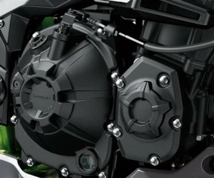 Kawasaki Z900 Motor Protection Rings 3er-Set Black Plastic - Picture 1 of 1