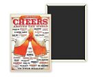 Cheers 1 How to toast around the world-Magnet Personnalisé 54x78mm Photo Frigo