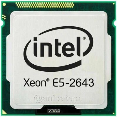 Intel Xeon E5-2643 4 Core CPU 3.30 GHz 10 MB SmartCache, Socket 2011 - SR0L7 - Image 1 of 2