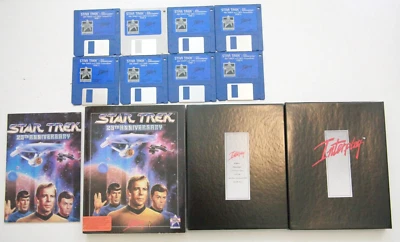 Star Trek 25th Anniversary Video Game In Box With Pamphlet 8 Floppy Discs WS571 - Image 1 of 4