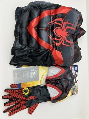 NUEVO CON ETIQUETAS Disney Store Marvel Spider-Man Conjunto de Disfraz Niño Talla M 7/8 Millas Morales Foto 1 de 3