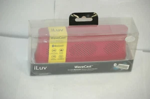 iLuv WAVECASTPN Wavecast Portable Stereo Bluetooth Speaker Pink - Picture 1 of 2
