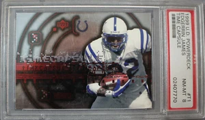 Edgerrin James Colts Miami 1999 Upper Deck Powerdeck Time Capsule Rookie PSA 8 - Picture 1 of 3