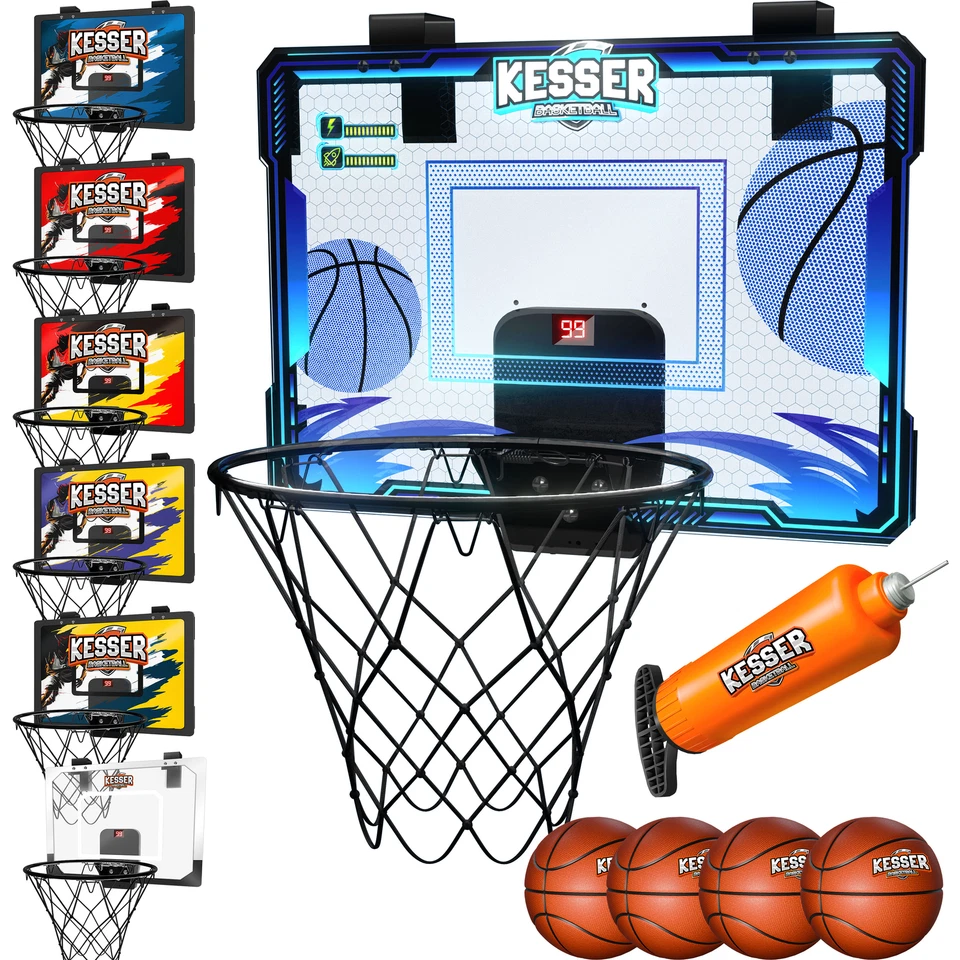 KESSER® Mini Basketballkorb Indoor Basketball Set mit Pumpe & Ball fürs Zimmer - Bild 1 von 1