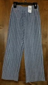 Blu Pepper Small Pants Lenin Navy White Nwt Girls - Picture 1 of 4