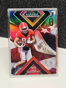 2024 Wild Card Auto Mania American Flag Foil Ladd Mcconkey RC 14/25 - Picture 1 of 6