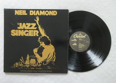 Neil Diamond THE JAZZ SINGER Vinyl LP (Capitol SWAV-12120) Gatefold 1980 (EX/EX) Foto 1 de 4