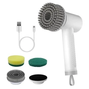 Elektrische Hand Spin Scrubber Kabellose Reinigungsbürste mit 2 Rotationsgeschwindigkeiten 3 - Bild 1 von 10