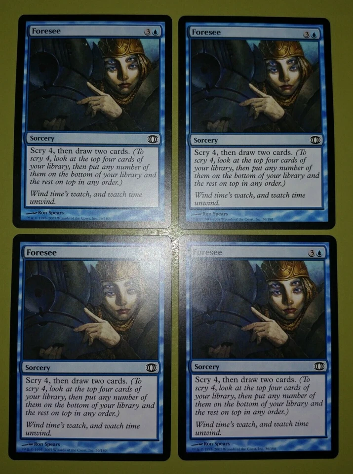 Foresee x4 Future Sight 4x Playset Magic the Gathering MTG - Image 1 of 1
