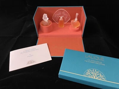 Juego de Perfumes Miniatura Lalique 'Les Introuvables' Le Nu Amour Ondines 1996-1998 Foto 1 de 4