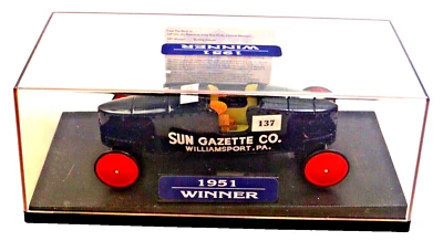 Vintage 1999 Nylint 1951 Sun Gazette Williamsport PA Soap Box Racer Model - Image 1 of 4