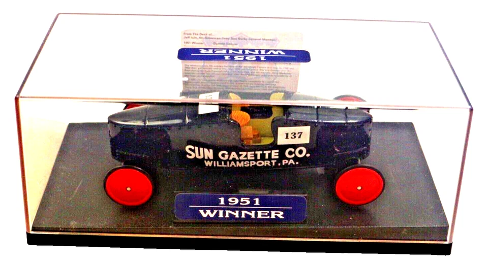 Vintage 1999 Nylint 1951 Sun Gazette Williamsport PA Soap Box Racer Model - Image 1 of 4