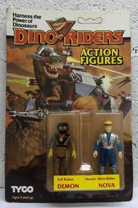 Dino Riders Evil Rulon Demon Heroic Rider Nova Action Figures Tyco MOC SEALED! - Picture 1 of 2