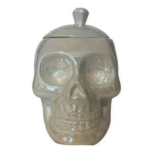 SPOOKY!! Iridescent Halloween Skull Jar - Picture 1 of 4