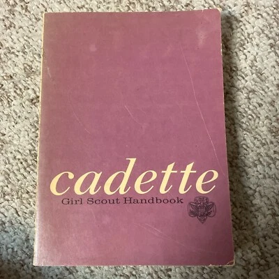 Cadette Girl Scout Manual Handbook Vintage 1963 Soft Cover Paperback - Image 1 of 4
