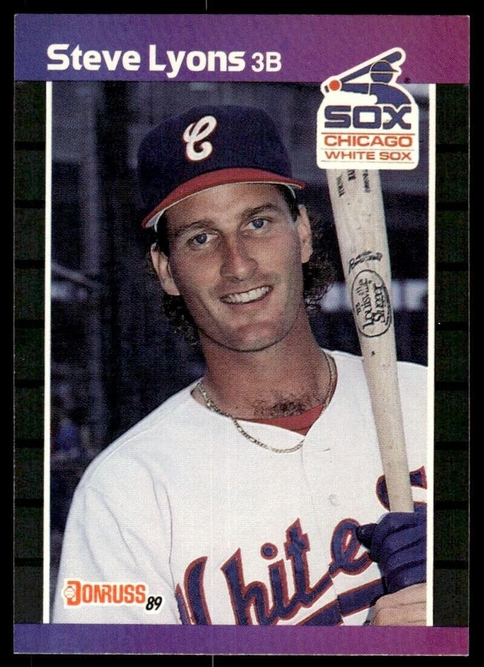 1989 Donruss  #253  Steve Lyons   3rd Base   Chicago White Sox  FREE shipping - Image 1 of 1