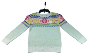Holiday Lane Sweater Boys Size 6 Multicolor Fair Isle Long Sleeve New - Picture 1 of 7