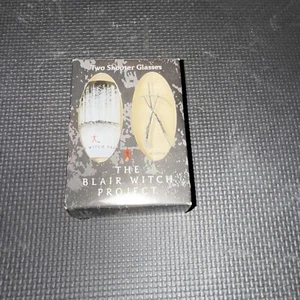 BLAIR WITCH PROJECT ~ Double Shot Glasses ~ Set of 2 Shooters, New In Box - Picture 1 of 11