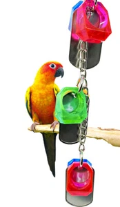 2116 Chip Delight Bonka Bird Toy parrot cage toys cages parakeet cockatiel pet - Picture 1 of 8