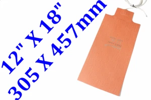 Manta de calefacción 12"" X 18"" 305 X 457m 1080W CE UL mapeo térmico uniformidad térmica - Imagen 1 de 12