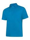 Uneek Mens Ultra  Cotton Poloshirt Short Sleeve Plain Casual Polo Shirt Tee TOP