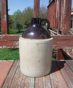 vintage crock jug 1 gallon - Picture 1 of 10