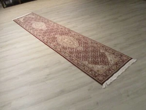 12' FEET Runner FINE Museum Intricate Handmade-knotted Rug Wool/Silk 581312 - Picture 1 of 10