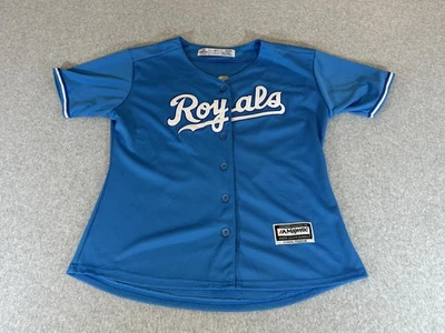 Kansas City Royals Jersey Womens Medium Blue MLB Baseball Hosmer Stitched Shirt - Image 1 of 4