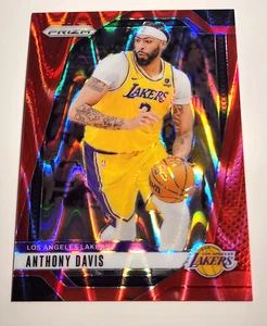 2024-25 Pannin Prizm - No.195 Red Seismic Prizm Anthony Davis /299 - Picture 1 of 4