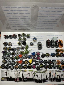 Heroclix Mixed Lot WoV, Black Panther, MoT, CT Over 70 Figures, 2 SR, Vibranium - Picture 1 of 7