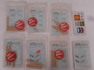 O Scale DPM Building Wall Sections, Diff. Sizes, Bags not complete, Parts - Image 1 of 4