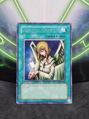 Yugioh Graceful Charity DB2-EN095 Rare LP - Image 1 of 2