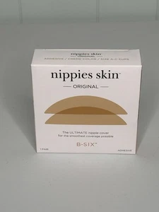 Nippies Skin Original B-SIX Nipple Cover Creme Color Size 1 S/M (3”) A-C Cups - Picture 1 of 3