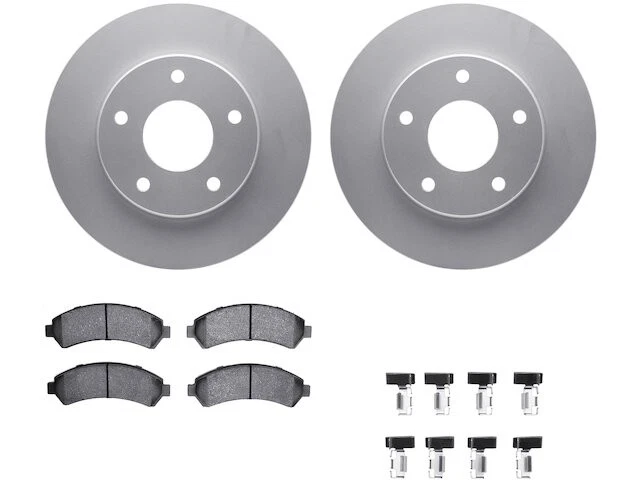 Kit de pastillas de freno delanteras y rotor para Oldsmobile Bravada 1998 1999 1997-2001 QT947KP Foto 1 de 1