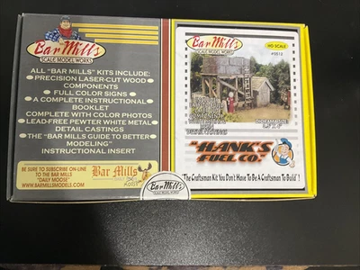 Molinos de barras #0512 Hanks Fuel Co. Kit artesanal de madera cortado con láser Nuevo de Lote Antiguo Foto 1 de 4