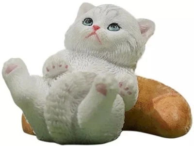 Figure Small Hanging Decoration Cat 2.0 D Resin Painted Finished Product - Image 1 of 4